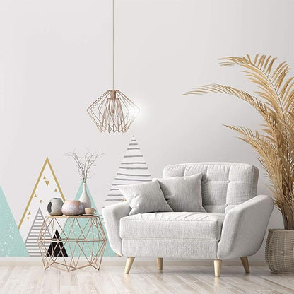 Children's Wall Stickers – Baby Room Decoration – Children's Wall Stickers – Scandinavian Wall Sticker – Giant Scandinavian Mountains Atlas – Height 80 x Length 135 cm