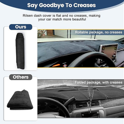 Dashboard Cover Mat Custom Fit for Toyota 86 GT86 FT86 Scion FR-S,for Subaru BRZ 2013-2016 Dash Cover Nonslip Dash Mat Protector Sunshade No Glare Black