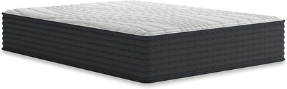 Signature Design by Ashley Hybrid 1300 13 Inch Plush Gel Memory Foam Mattress with Edge Support for Pressure Relief, Queen, Fiberglass Free, Mattress in A Box