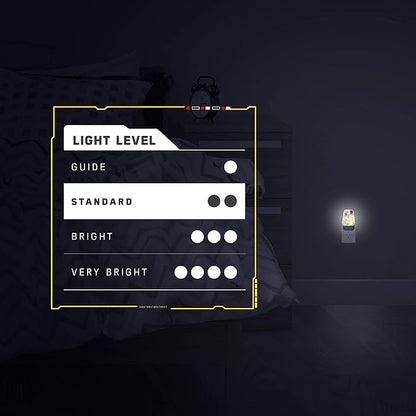 STAR WARS LED Night Light, Baby Yoda, Plug-in, Dusk to Dawn Sensor, The Mandalorian, Grogu, UL-Certified, Cute Nightlight for Kids, Bedroom, Bathroom, Hallway, Game Room, Gifts, 53364