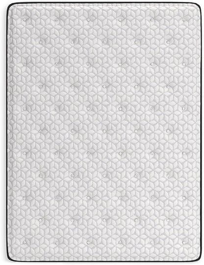 Signature Design by Ashley Limited Edition Plush 12 Inch Hybrid Mattress with Gel Memory Foam and Edge Support for Cool Sleep and Pressure Relief, California King, Fiberglass Free, Mattress In A Box