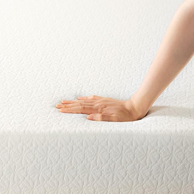 Best Price Mattress 12 Inch Full Mattress Bed-In-A-Box, Green Tea Memory Foam, White