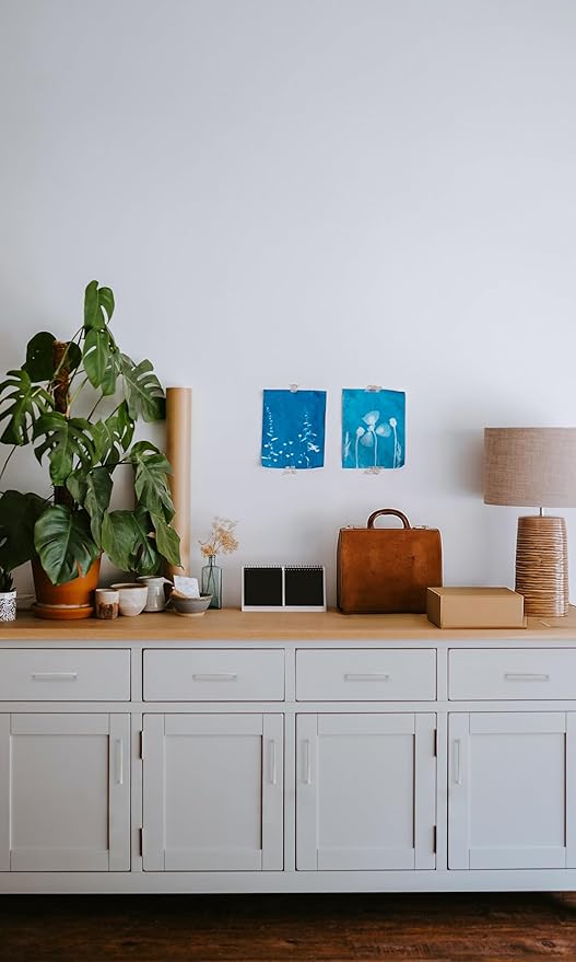 Ravinte 30 Pack Solid 5 Inch Center to Center Slim Square Bar Drawer Handles Cabinet Hardware - Brushed Nickel Kitchen Pulls