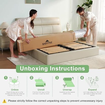 King Size Mattress 12 Inch, Medium Firm Memory Foam Hybrid Mattress with Individual Pocket Spring - Pressure Relief, Motion Isolation, Cool Sleep, 80" x 76"