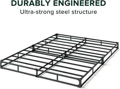 ZINUS 5 Inch Full WonderBox(TM) Smart Box Spring, Quick Assembly Mattress Foundation, Durable Metal Frame, Grey