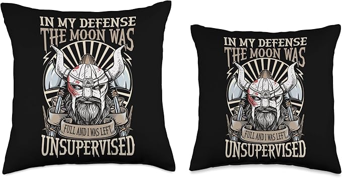 Viking Scandinavian Mythology Vikings Symbols Throw Pillow