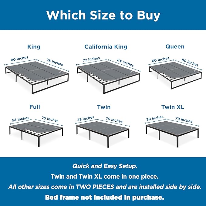 Meliusly Premium 10mm Bunkie Board Queen Size (60x80'') Patent Pending Low Profile Bed Board Design - Breathable, Noise Minimizing, Moisture Resistant Bunkieboards, Low Profile Bed Support