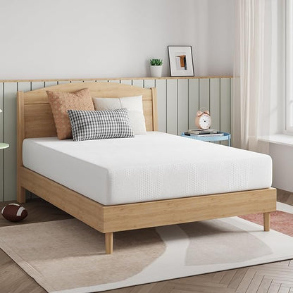 Novilla Full Size Mattress, 8 Inch Full Size Mattress in a Box, Gel Memory Foam Mattresses with Comfort Foam for Cooling Night Sleep, Pressure Relief, CertiPUR-US Certified