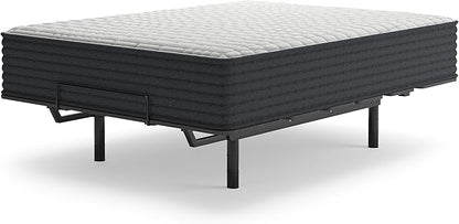 Signature Design by Ashley Hybrid 1200 12" Firm Moisture Wicking Mattress, Charcoal-Infused Gel Memory Foam, Edge Support for Pressure Relief, Temperature Regulating, California King, Fiberglass Free