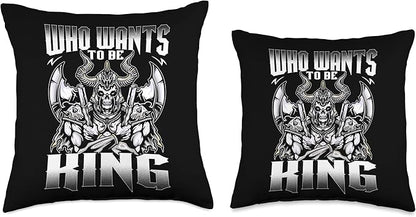 Vikings Scandinavian Symbols Viking Mythology Viking Symbols Throw Pillow