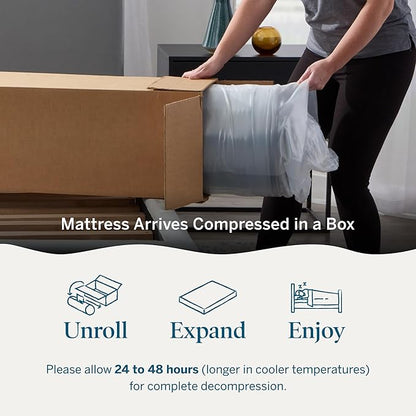 Lucid 10 Inch Memory Foam Mattress - Medium Feel - Infused with Refreshing Bamboo Charcoal and Cooling Gel - Bed in a Box - Temperature Regulating - Pressure Relief - Breathable - Twin Size