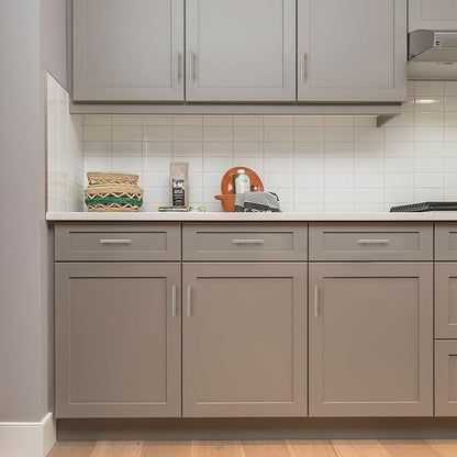 Ravinte 35 Pack 5'' Cabinet Pulls Brushed Nickel Stainless Steel Kitchen Drawer Pulls Cabinet Handles 3" Hole Center