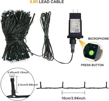 Smart WiFi LED Christmas Lights, APP-Controlled RGB Fairy String Lights, Ideal for Xmas Tree, Garden, Home, Party, Halloween Festival Deco (33ft-100LED)