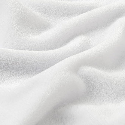 BEDELITE Fleece Blanket Twin Size White Throw Blanket for Couch & Bed, Luxury Plush Cozy Fuzzy Blanket 60x80 inches, Super Soft Warm Lightweight Throw Blanket for Travel Camping