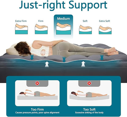 CHOKIT Full Mattress Topper, Extra Thick Pillow Top Mattress Pad for Back Pain Relief, Cooling Bed Topper Mattress Cover with 8-21 Inch Deep Pocket