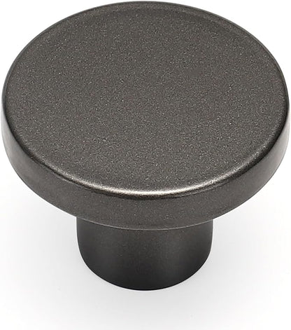 Ravinte 3 Pack Cabinet Knobs Pearl Grey Kitchen Cabinet Knobs Round Dresser Drawer Pulls Closet Door Pulls 1-1/5 Inch
