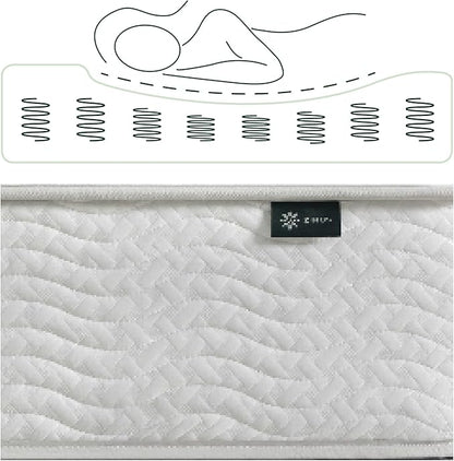 ZINUS 10 Inch Foam and Spring Hybrid Mattress [New Version], Twin, Fiberglass Free, Medium Firmness, Durable Support, Certified Safe Foams & Fabric, Mattress in A Box