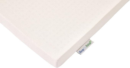 Pure Green Natural Latex Mattress Topper w/Luxury Cover - Soft - 2 Inch - Twin Size (GOLS Certified Organic)