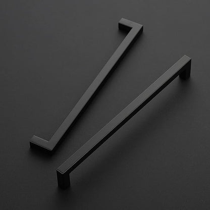 Ravinte 10 Pack 10 Inch Kitchen Square Cabinet Handles Matte Black Cabinet Pulls Black Drawer Pulls Kitchen Cabinet Hardware Kitchen Handles