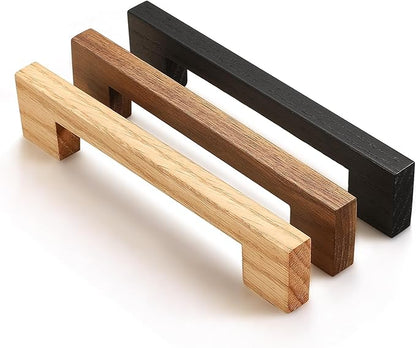 Burlywood Square 7-1/2in 10 pcs Wooden Drawer Pulls Handle pulls for cabinets Kitchen Cabinet Drawer pulls Cabinet Door Pull