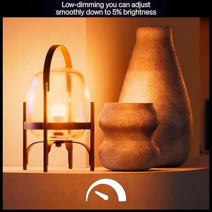 Philips Hue Smart LED A19 Bulb, Warm White Light 2700K, E26 Base, 10.5W, 1100 Lumens, Dimmable, Works with Alexa, Google Assistant, and Apple Home, 2 Pack