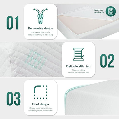 PayLessHere 6 Inch Full Gel Memory Foam Mattress Fiberglass Free/CertiPUR-US Certified/Bed-in-a-Box/Cool Sleep & Comfy Support