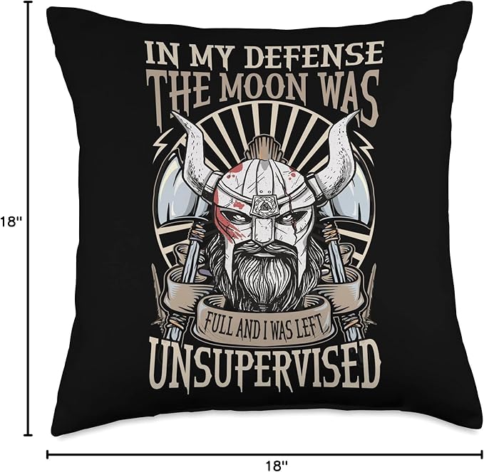 Viking Scandinavian Mythology Vikings Symbols Throw Pillow