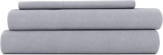 Linen Market Bed Sheets for Twin Size Bed (Stone) - Sleep Better Than Ever with These Soft and Cooling Twin Sheets - Deep Pocket Fits 16" Thick Beds - 4 Piece Twin Sheet Set