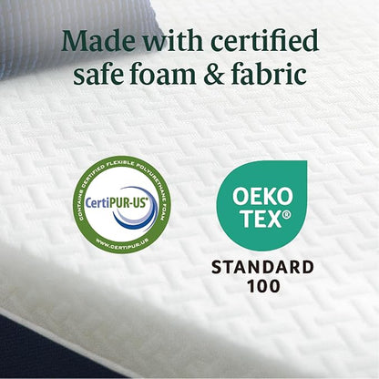 ZINUS 10 Inch Queen Cooling Comfort Hybrid Mattress [New Version], Fiberglass Free, Medium Firm Feel, Motion Isolation, Certified Safe Foams & Fabric