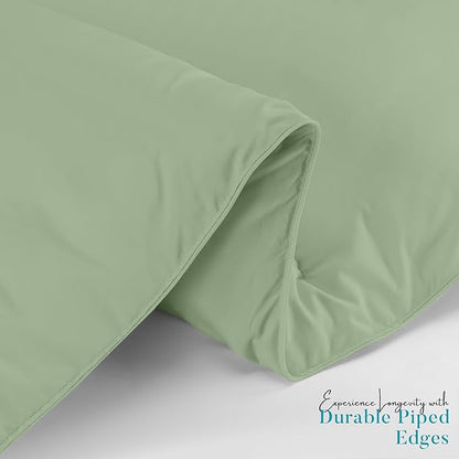 Utopia Bedding Comforter Duvet Insert, Quilted Comforter with Corner Tabs, Box Stitched Down Alternative Comforters Queen Size (Sage Green)