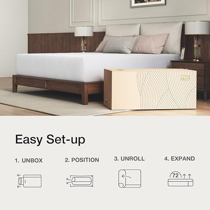 Novilla Queen Size Mattress, 14 inch Gel Memory Foam Mattress, Queen Mattresses for Cooling Night Sleep & Pressure Relief, CertiPUR-US Certified