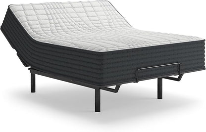 Signature Design by Ashley Hybrid 1200 12" Firm Moisture Wicking Mattress, Charcoal-Infused Gel Memory Foam, Edge Support for Pressure Relief, Temperature Regulating, California King, Fiberglass Free