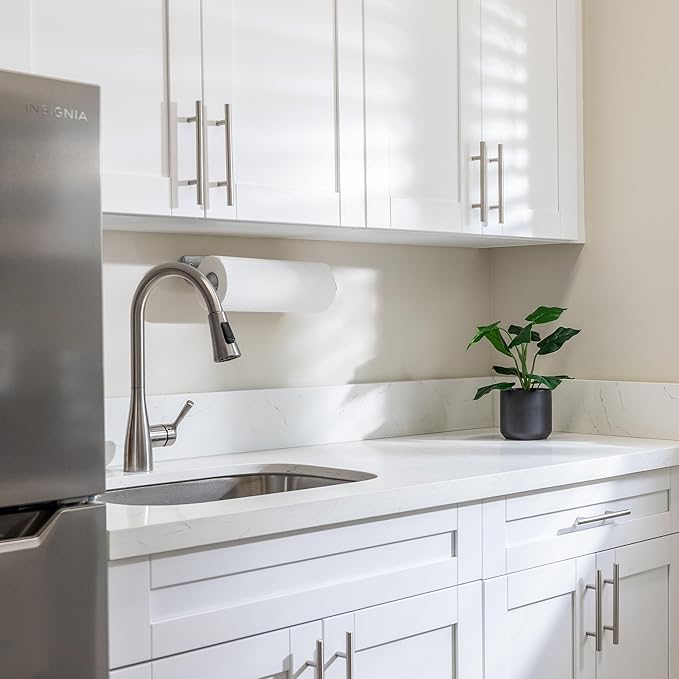 JOY DECOR 60 Pack Cabinet Handles, Brushed Nickel Cabinet Pulls, 7-1/2 in Hole Center Kitchen Cabinet Handles, Stainless Steel T Bar Handles for Dresser Drawers