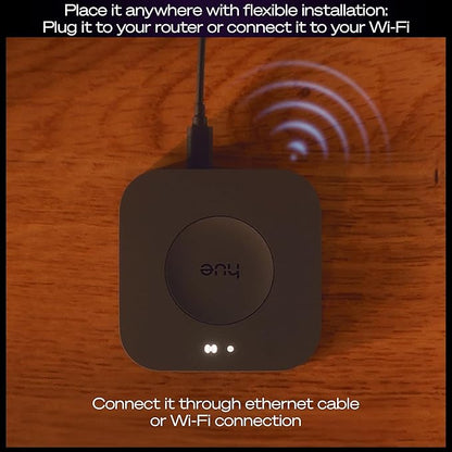 Philips Hue Bridge Pro, Smart Light Hub, Wireless, Advanced Encryption, Supports 150+ Lights & 50+ Accessories, Works with Apple Home, Alexa, Google, Samsung SmartThings