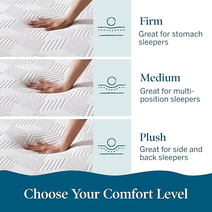 Lucid 10 Inch Memory Foam Mattress - Plush Feel - Infused with Refreshing Bamboo Charcoal and Cooling Gel - Bed in a Box - Temperature Regulating - Pressure Relief - Breathable - Twin Size