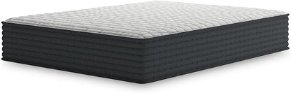 Signature Design by Ashley Hybrid 1200 12" Firm Moisture Wicking Mattress with Charcoal-Infused Gel Memory Foam and Edge Support for Pressure Relief, Temperature Regulating, Twin XL, Fiberglass Free