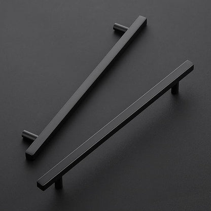 Ravinte Black Cabinet Handles 10 Pack 10 inch Matte Black Square Cabinet Pulls Kitchen Hardware 12-1/2 inch Overall Length Kitchen Drawer Pulls