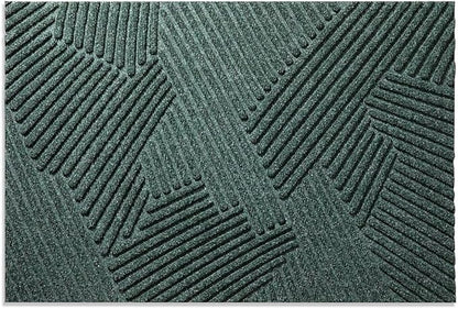 Strå Front Door mat, Indoor Outdoor Rug Waterproof, Scandinavian Home Decor, Fall Doormat, 2x3 Washable Rug - Green