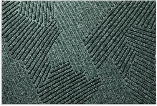 Strå Front Door mat, Indoor Outdoor Rug Waterproof, Scandinavian Home Decor, Fall Doormat, 2x3 Washable Rug - Green