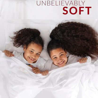Mellanni Twin XL Sheets Set - 3 PC Iconic Collection Bedding - Hotel Luxury, Extra Soft, Cooling Bed Sheets - Wrinkle, Fade, Stain Resistant (Twin Extra Long, Teal)