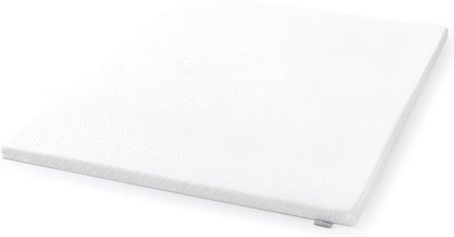 ZINUS 2 Inch Ultra Cooling Gel Memory Foam Mattress Topper with Cooling Cover, CertiPUR-US Certified, Twin, White