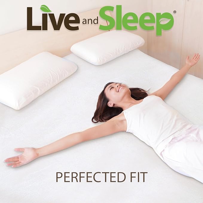 Live and Sleep Resort Classic - RV Short Queen Memory Foam Mattress - 10-Inch Bed in a Box - Medium Firm, CertiPUR Certified - Trailer/Camper/Trailer, Motorhome, RV Short Queen Size