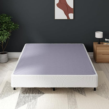 ZINUS Edgar 8 Inch Bamboo Box Spring, Mattress Foundation, Sturdy Bamboo Structure, Low Profile, Easy Assembly, Full