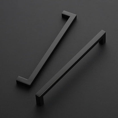 Ravinte 10 Pack 8-4/5 Inch Square Cabinet Handles - Matte Black Pulls for Kitchen Drawers and Cabinets - Hardware Handles