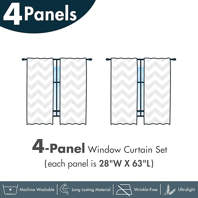 Ambesonne Poppy Flower Window Curtains Pack of 2, Springs Ladybugs Animals and Plants Flora Fauna Nature, Lightweight Set with Rod Pocket, 4 Panels of - 28" x 63", Burnt Orange Olive Green