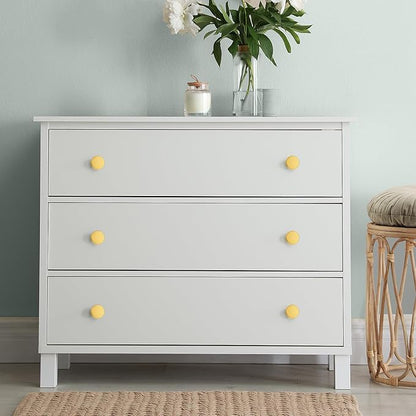 Ravinte 50 Pack Cabinet Knobs Gold Kitchen Cabinet Knobs Round Dresser Drawer Pulls Closet Door Pulls 1-1/5 Inch
