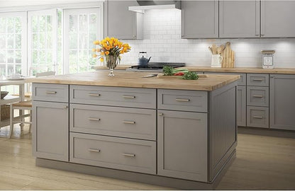 Franklin Brass Adjusta-Pull (5-Pack) Adjustable Drawer Pulls | Fits 1 to 4 Inch Hole Centers | Satin Nickel Cabinet Handles| Modern Arch P43970K-SNM-CP