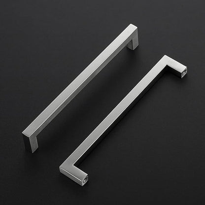 Ravinte 1 Pack Brushed Nickel Kitchen Cabinet Handles 8 Inch Cabinet Pulls Square Kitchen Hardware for Cabinet Drawer Pulls Drawer Handles Come with Screwdriver