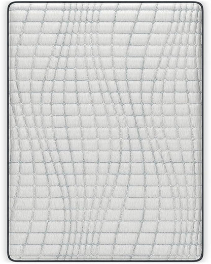 Signature Design by Ashley Hybrid 1200 12" Firm Moisture Wicking Mattress with Charcoal-Infused Gel Memory Foam and Edge Support for Pressure Relief and Temperature Regulating, Queen, Fiberglass Free