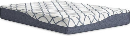 Signature Design by Ashley 10 Inch Chime Elite 2.0 Firm Green Tea Memory Foam Mattress for Cool Sleep and Pressure Relief, Queen, Fiberglass Free, Mattress In A Box